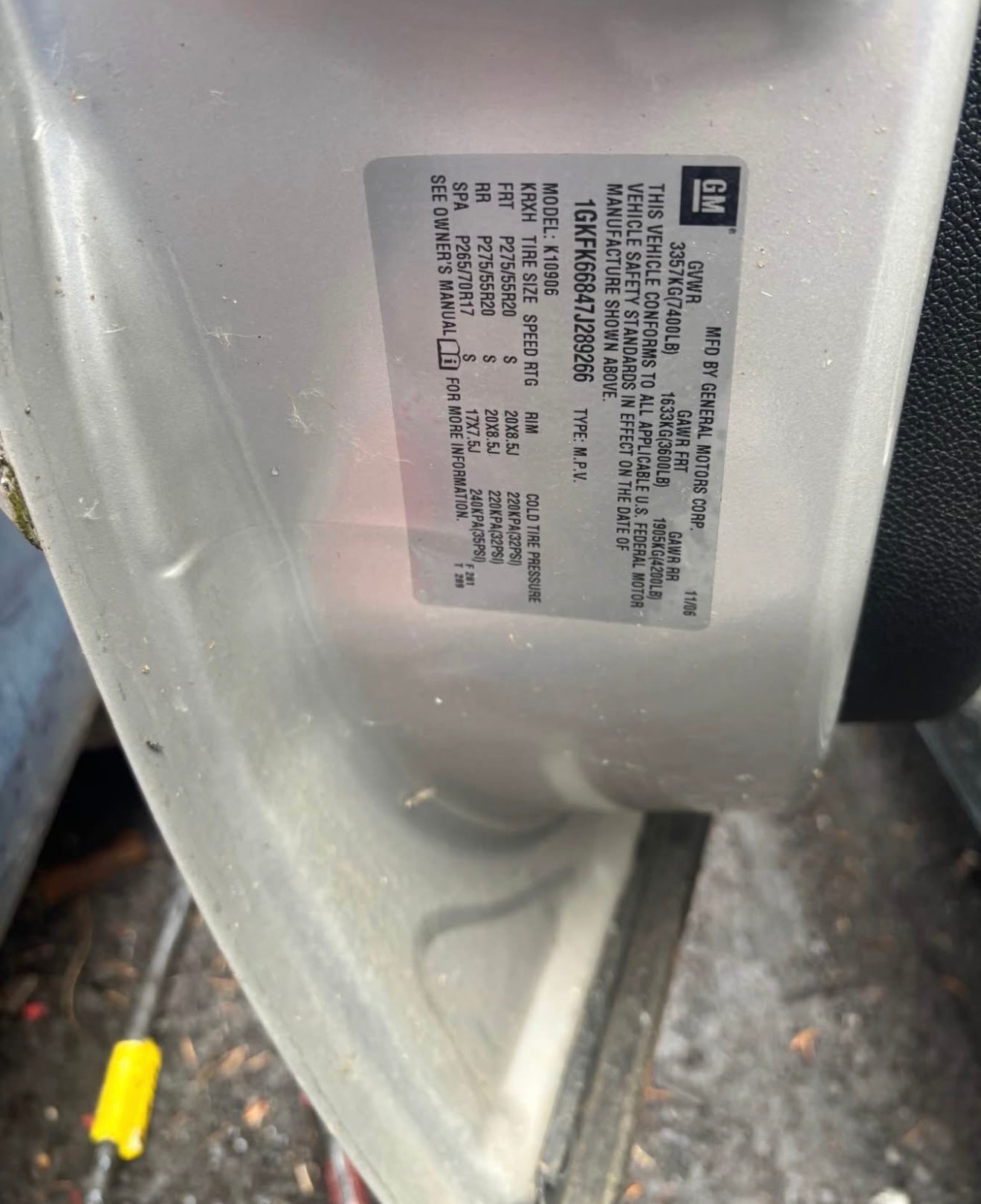 2010 GMC Yukon / SE Yard