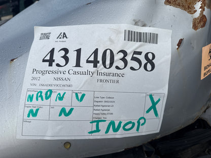 2012 Nissan frontier / N Yard