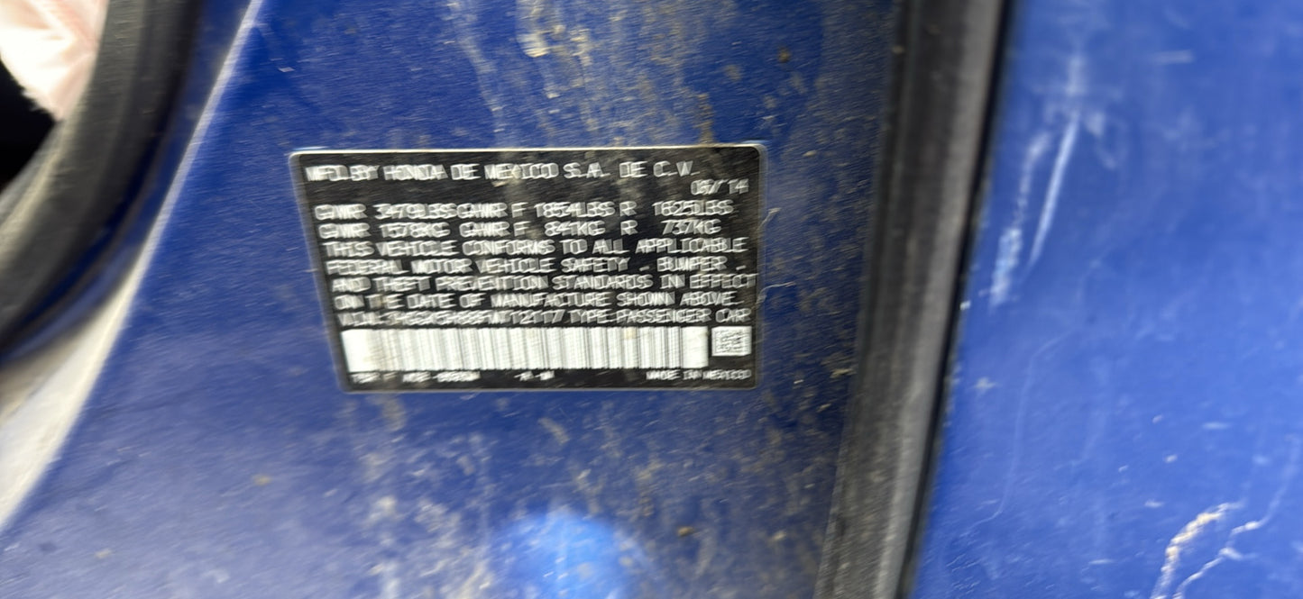 2014 Honda Fit / N yard